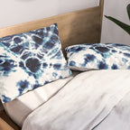 Tie Dye Sunburst Blue Pillow Sham Gallery Image 2