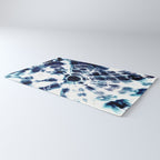 Tie Dye Sunburst Blue Rug Gallery Image 3