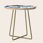 Tie Dye Sunburst Blue Side Table Gallery Image 1