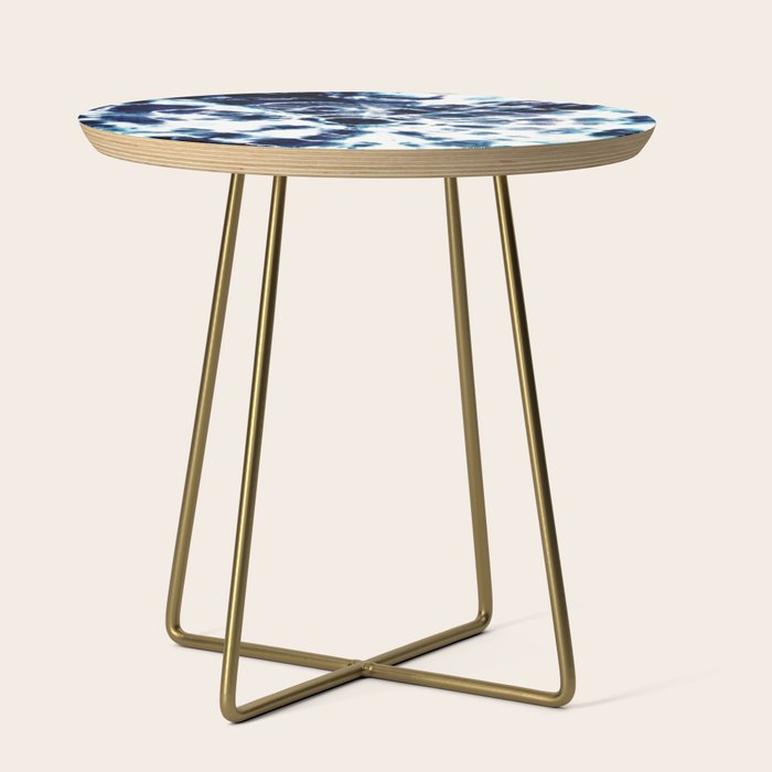Tie Dye Sunburst Blue Side Table Gallery Image 1