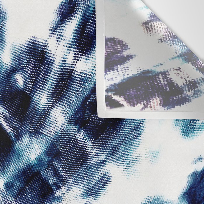 Tie Dye Sunburst Blue Wall Tapestry Gallery Image 3