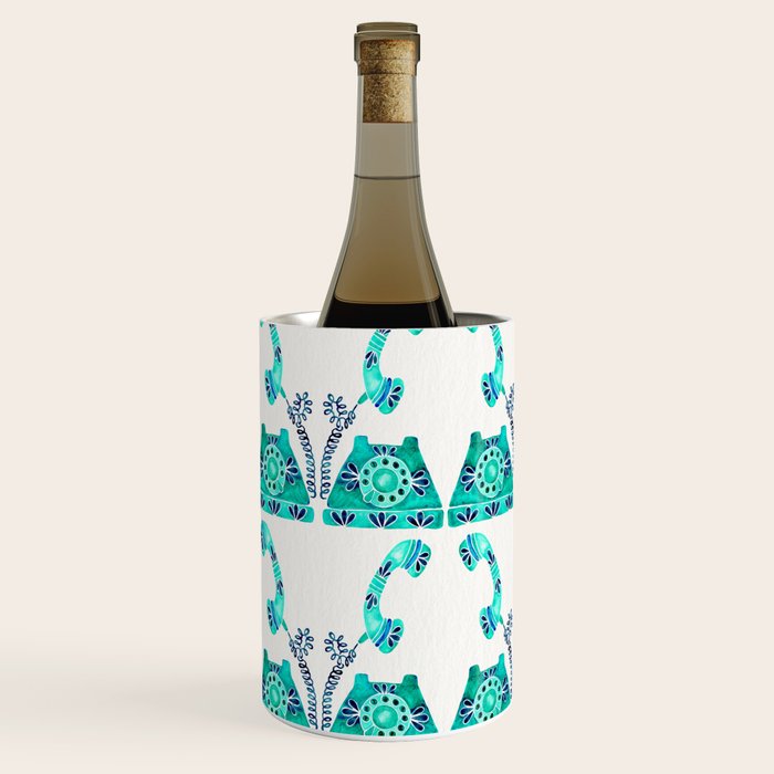 Vintage Rotary Phone - Turquoise Palette Wine Chiller Gallery Image 3
