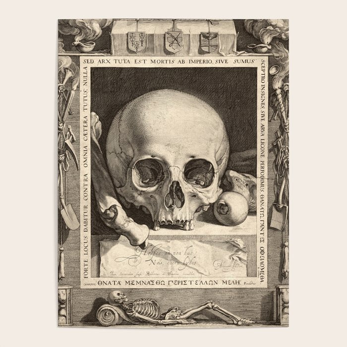Jan Saenredam - Memento Mori 1575 Poster Gallery Image 4