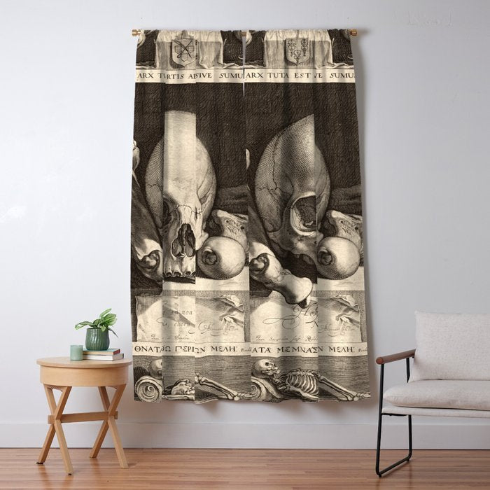 Jan Saenredam - Memento Mori 1575 Window Curtain Gallery Image 5