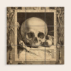 Jan Saenredam - Memento Mori 1575 Wood Wall Art Gallery Image 1