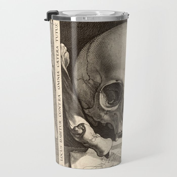 Jan Saenredam - Memento Mori 1575 Travel Mug Gallery Image 3