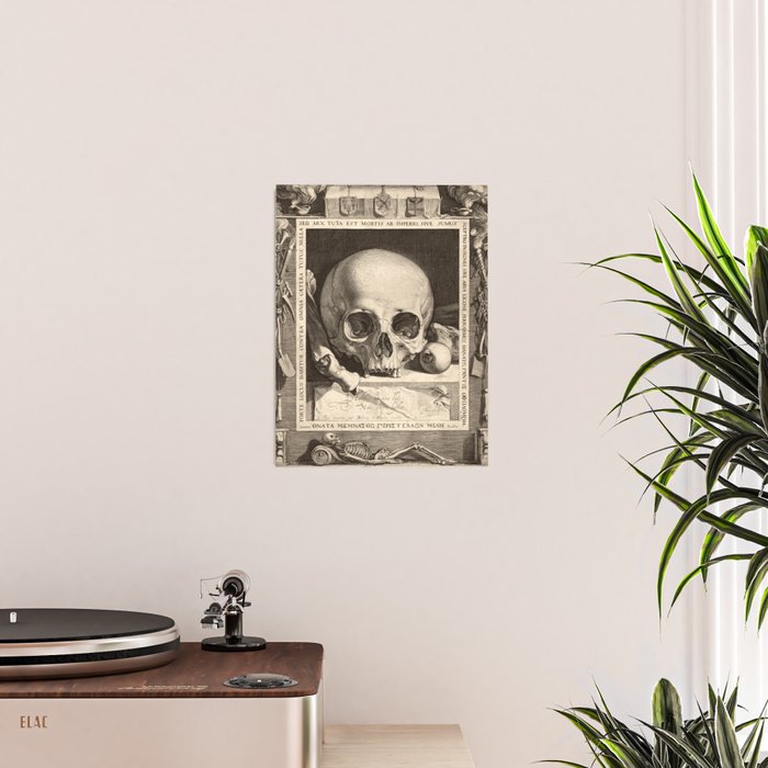 Jan Saenredam - Memento Mori 1575 Poster Gallery Image 2