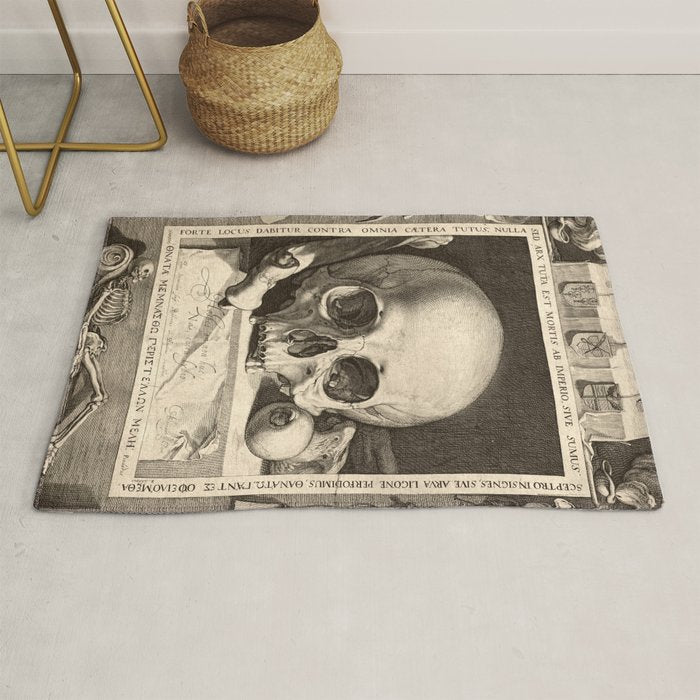 Jan Saenredam - Memento Mori 1575 Rug Gallery Image 1