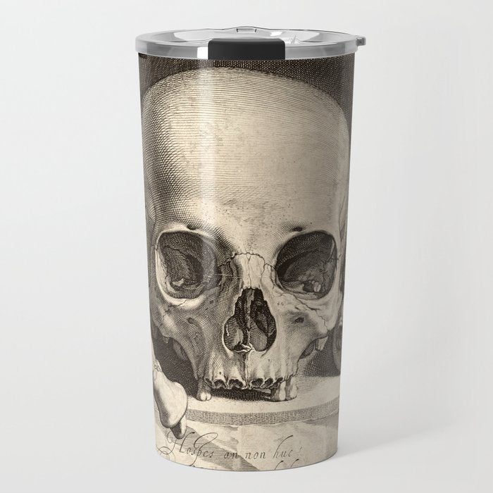 Jan Saenredam - Memento Mori 1575 Travel Mug Gallery Image 1