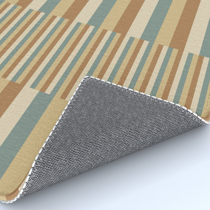 Mixed Stripes Pattern XXIII Natural Boho Rug Gallery Image 4