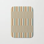 Mixed Stripes Pattern XXIII Natural Boho Bath Mat Gallery Image 1