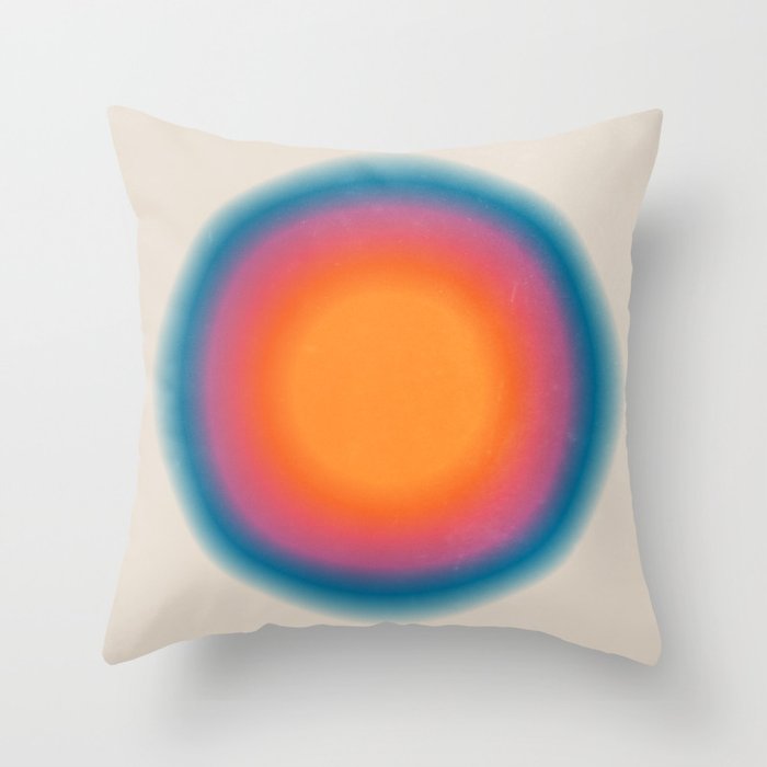 Vintage California Sun: Gradient Edition Throw Pillow Gallery Image 6