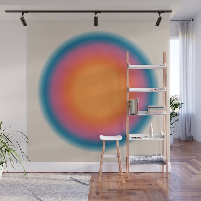 Vintage California Sun: Gradient Edition Wall Mural Gallery Image 1