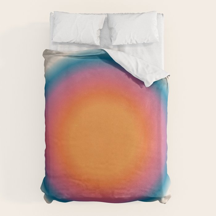 Vintage California Sun: Gradient Edition Duvet Cover Gallery Image 1