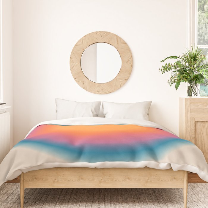 Vintage California Sun: Gradient Edition Duvet Cover Gallery Image 3