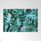 Monstera leaves Welcome Mat Gallery Image 1