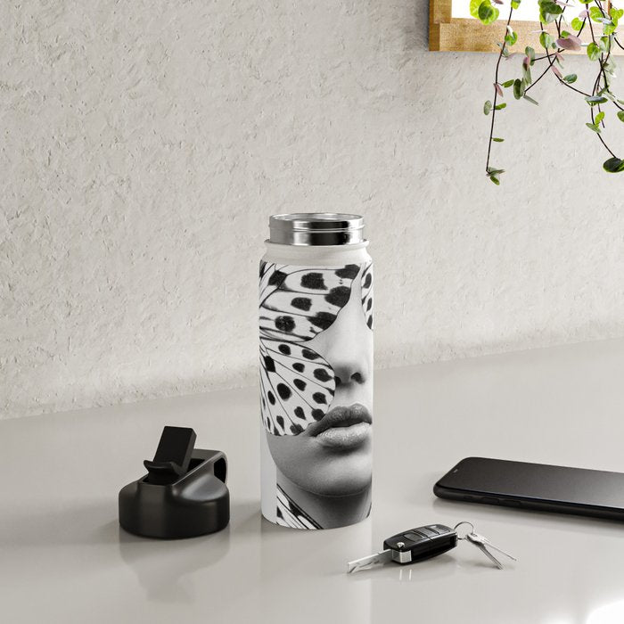 Woman Butterfly Water Bottle Gallery Image 5