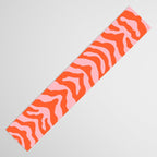 Zebra Wild Animal Print Orange and Pink Table Runner Gallery Image 3