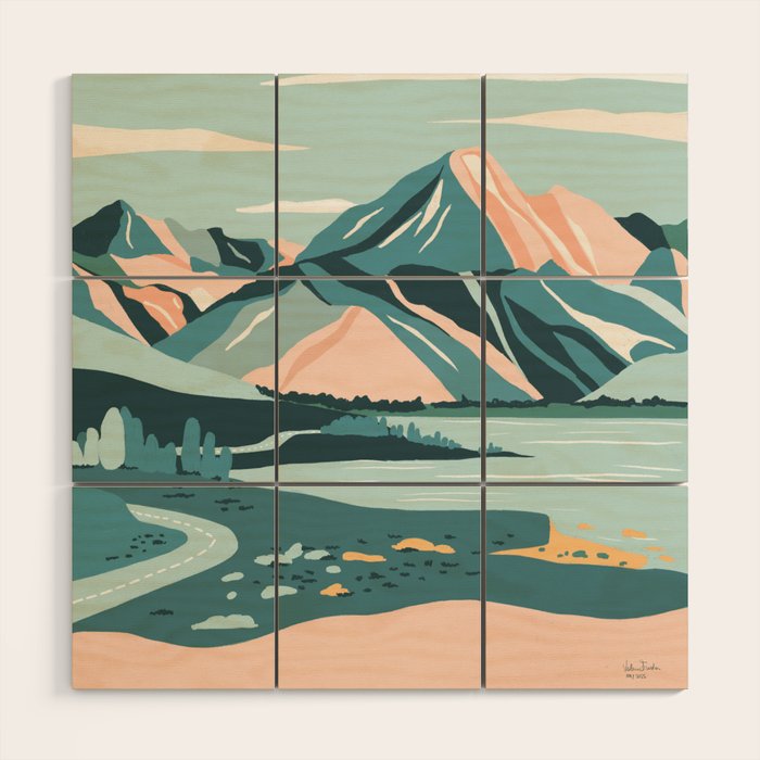 New Zealand - Mount Cook Wood Wall Art Gallery Image 1