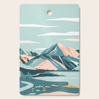 New Zealand - Mount Cook Cutting Board Gallery Image 1