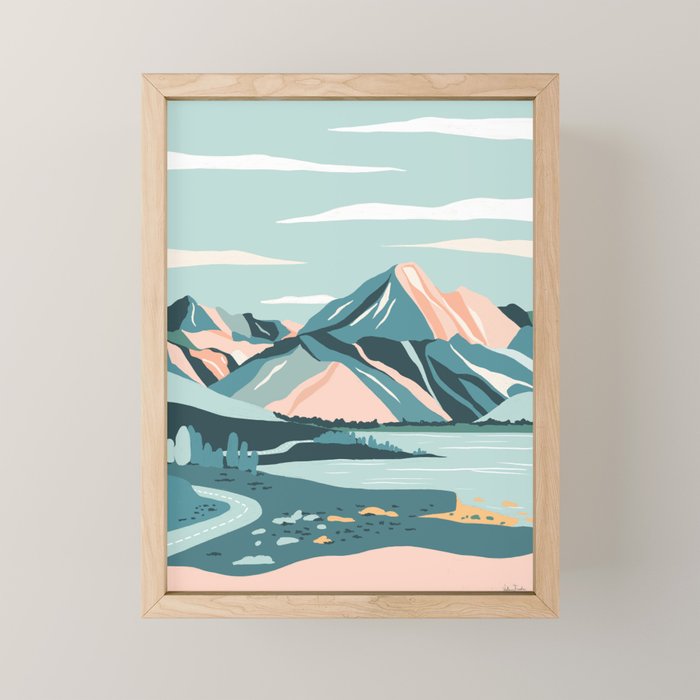 New Zealand - Mount Cook Mini Art Print Gallery Image 1