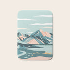 New Zealand - Mount Cook Bath Mat Gallery Image 1