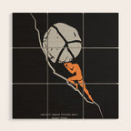 One Must Imagine Sisyphus Happy - Illustration - Albert Camus Quote Wood Wall Art Gallery Image 1