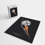 One Must Imagine Sisyphus Happy - Illustration - Albert Camus Quote Jigsaw Puzzle Gallery Image 2