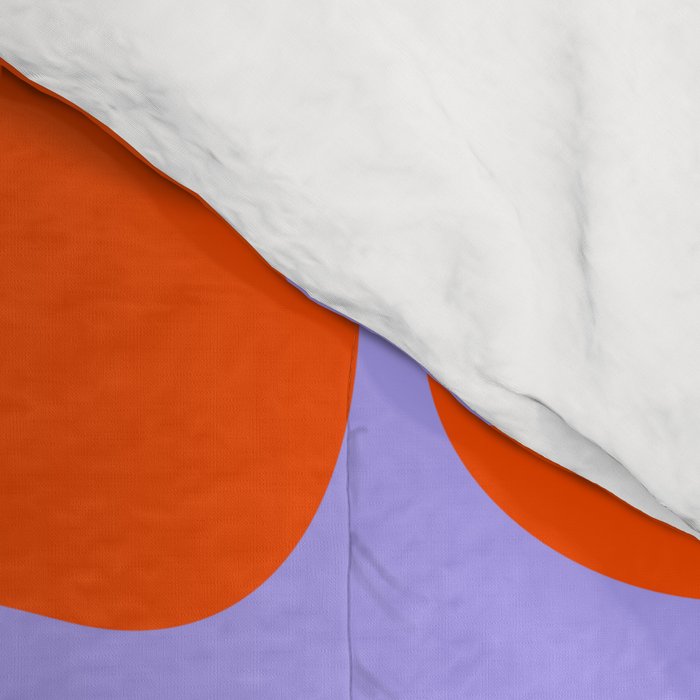 Circles in Purple and Orange Comforter Gallery Image 4