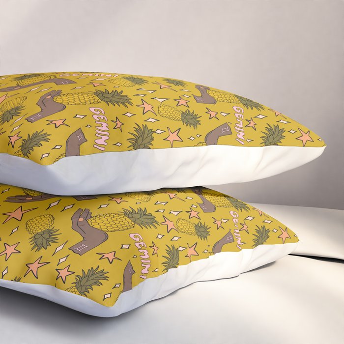 Gemini Pineapple Print Pillow Sham Gallery Image 3