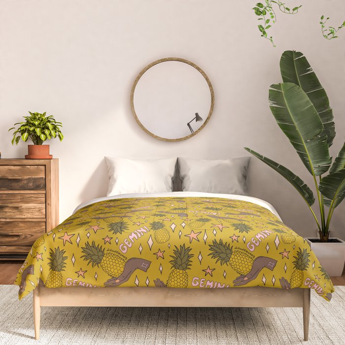 Gemini Pineapple Print Comforter Gallery Image 3