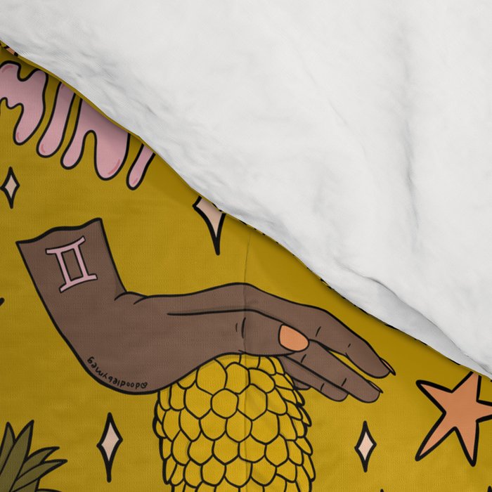 Gemini Pineapple Print Comforter Gallery Image 4