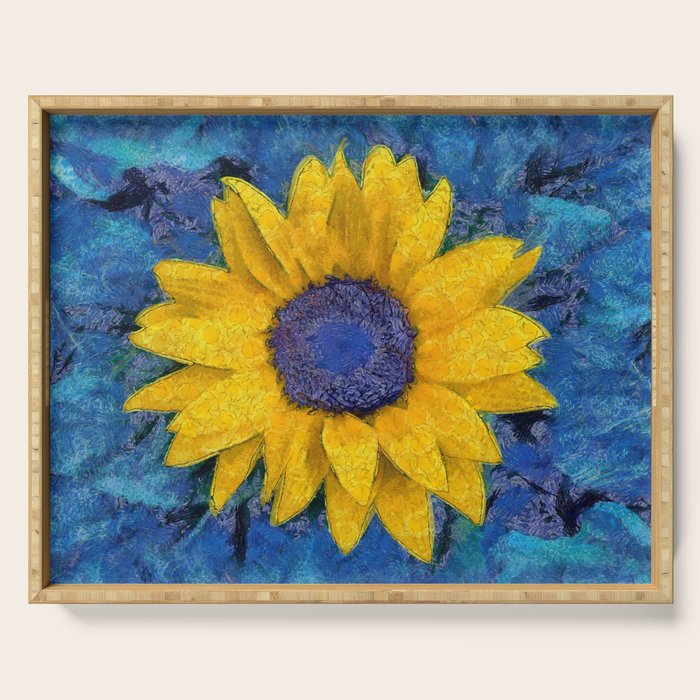 Sunflower Serving Tray Gallery Image 1