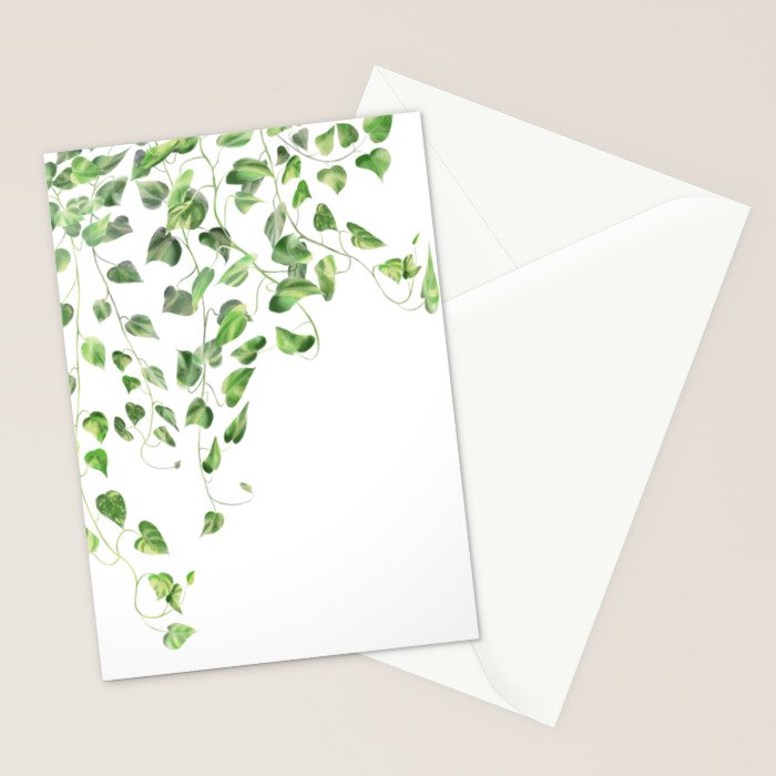 Golden Pothos - Ivy Stationery Card Gallery Image 2