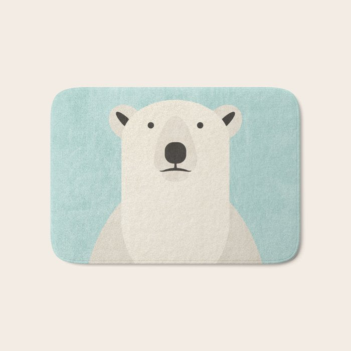 FAUNA / Polar Bear Bath Mat Gallery Image 1