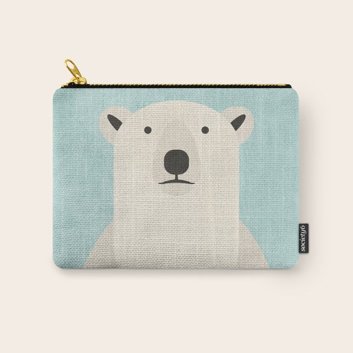 FAUNA / Polar Bear Carry All Pouch Gallery Image 1