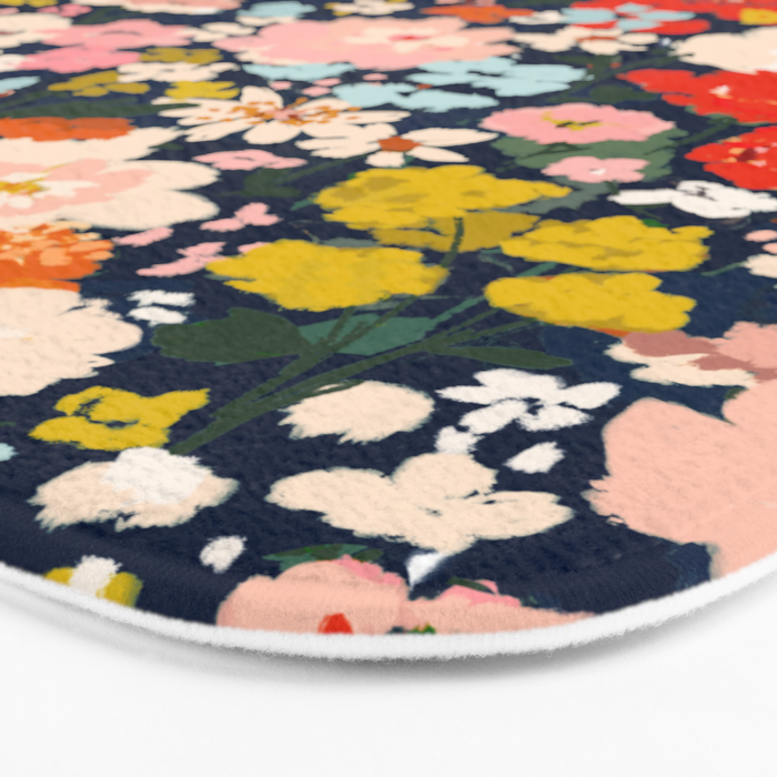 bright & tiny - blue Bath Mat Gallery Image 3