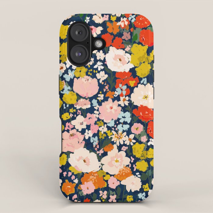 bright & tiny - blue iPhone Case Gallery Image 1