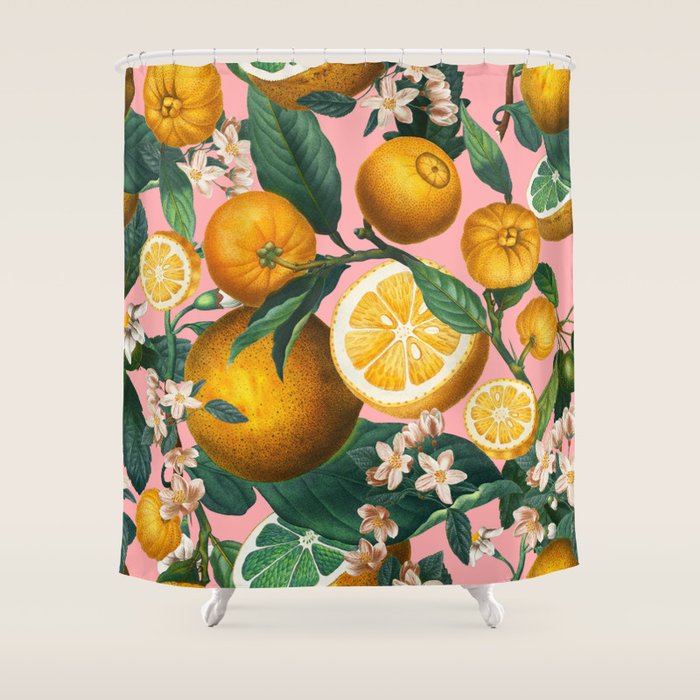 Juicy Lemons II Shower Curtain Gallery Image 1