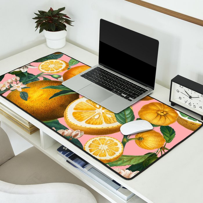 Juicy Lemons II Desk Mat Gallery Image 2