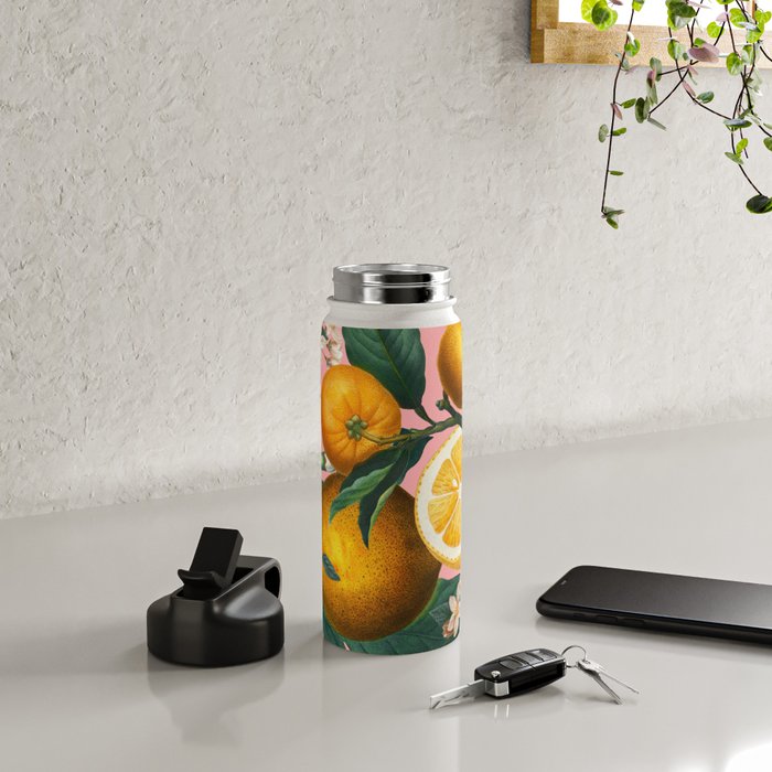 Juicy Lemons II Water Bottle Gallery Image 4