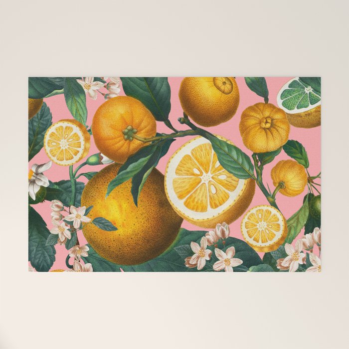 Juicy Lemons II Welcome Mat Gallery Image 1