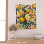 Juicy Lemons II Wall Tapestry Gallery Image 2