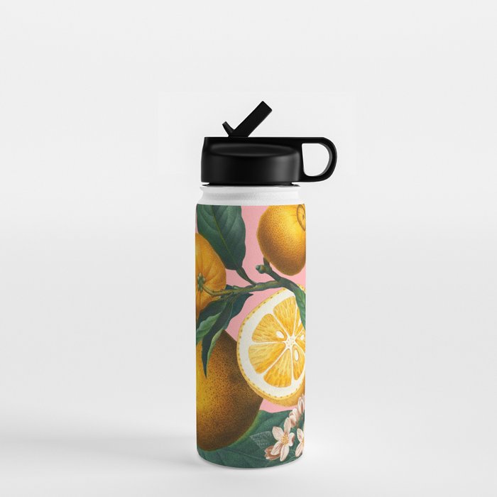 Juicy Lemons II Water Bottle Gallery Image 1