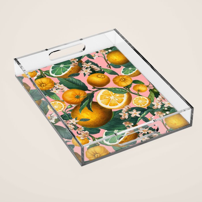 Juicy Lemons II Acrylic Tray Gallery Image 1