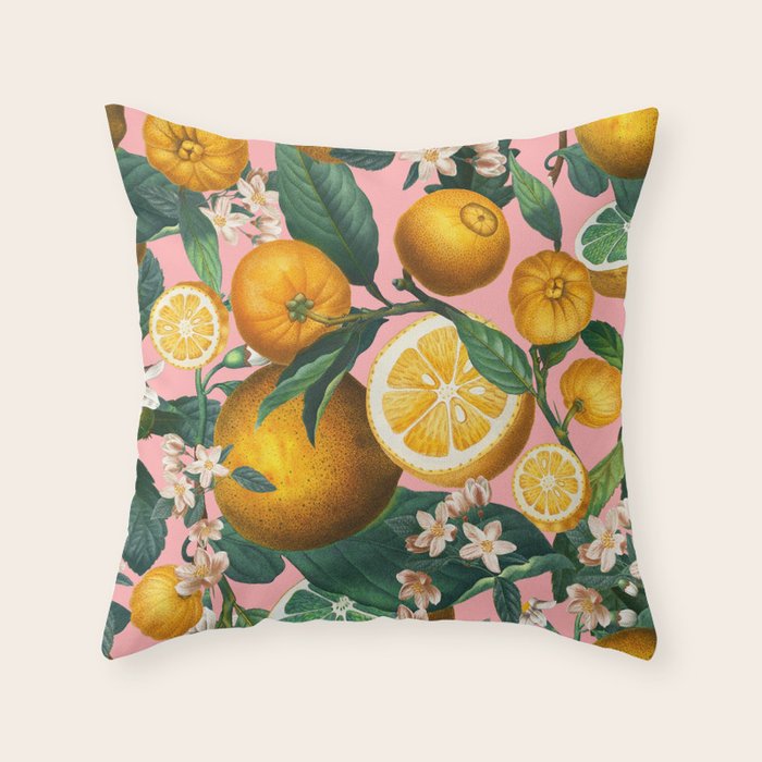 Juicy Lemons II Throw Pillow Gallery Image 6