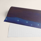 Starlight Night, Lake George, New York landscape painting by Georgia O'Keeffe Wrapping Paper Gallery Image 2
