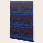 Starlight Night, Lake George, New York landscape painting by Georgia O'Keeffe Wallpaper Gallery Image 2