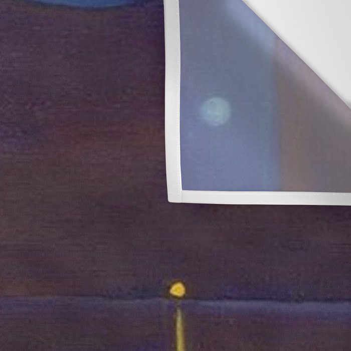 Starlight Night, Lake George, New York landscape painting by Georgia O'Keeffe Wall Tapestry Gallery Image 3