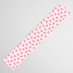 Sweet Strawberries - pink and red with hearts Table Runner Gallery Image 3